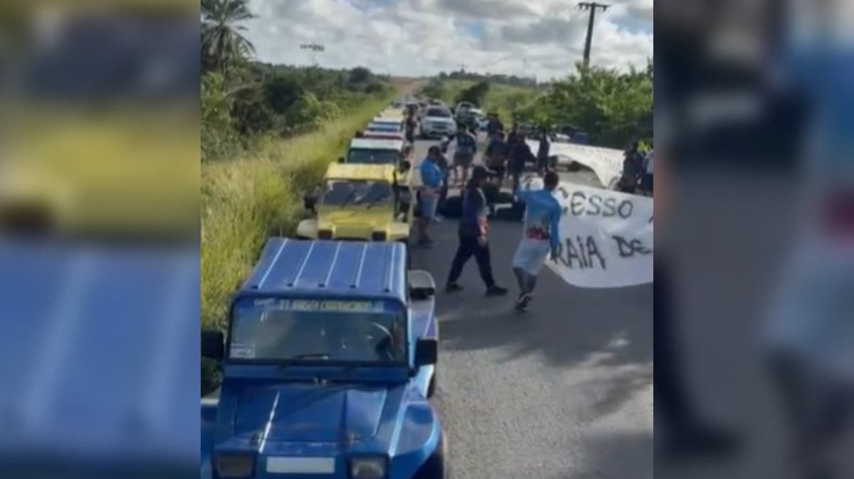 Protesto de bugueiros fecha PB-008 no acesso ao Conde