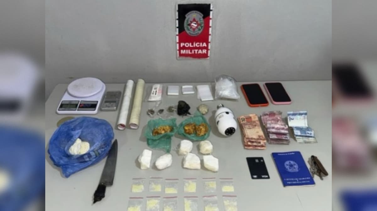 Casal ligado à facção criminosa é preso com drogas em Bayeux