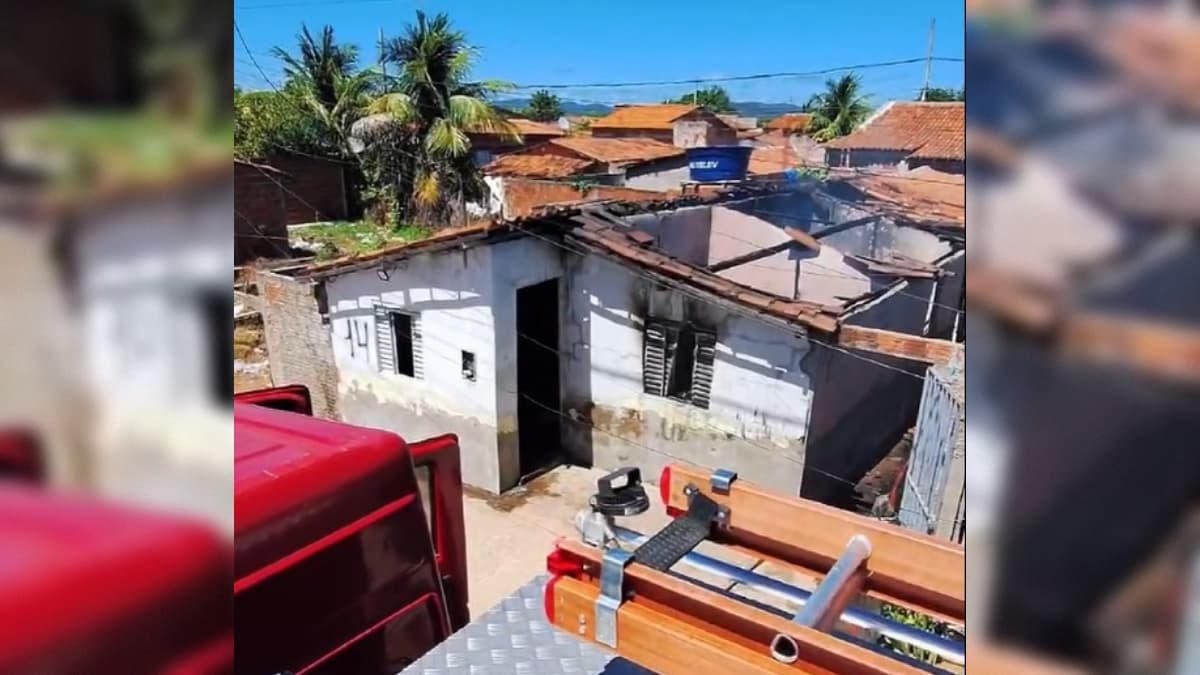 Incêndio atinge residência em Sousa e destrói três cômodos