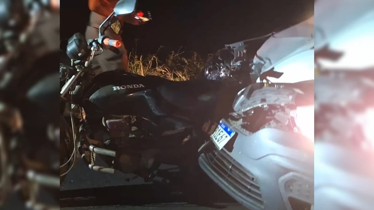 Colisão entre carro e moto deixa um morto e um ferido na BR-230 entre Aparecida e Sousa