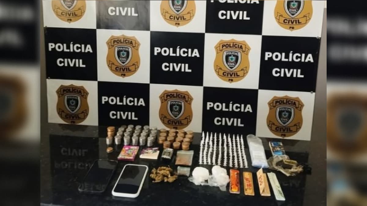 Dois suspeitos de tráfico são presos com entorpecentes em Alagoa Grande