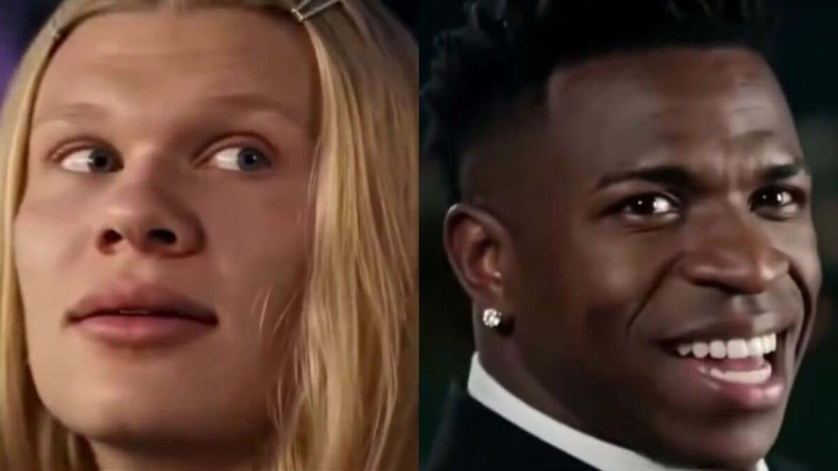 'Precisamos recriar isso': brinca Haaland com Vini Jr em post com meme do filme 'As Branquelas'