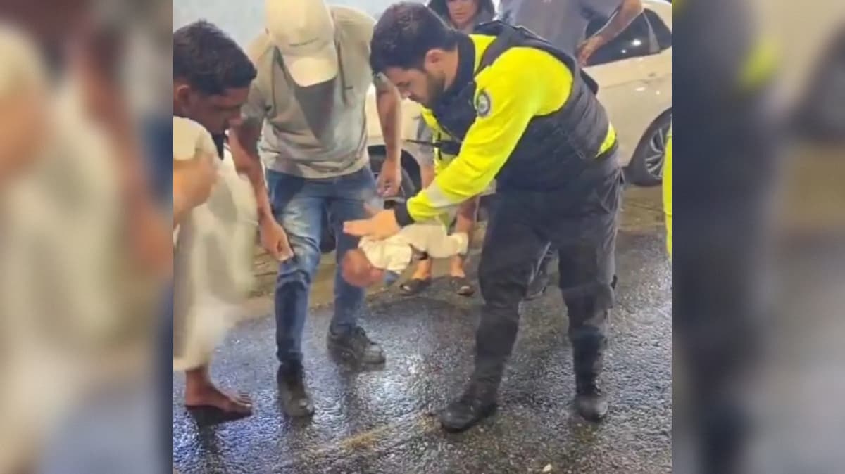 Agente da Semob salva bebê de engasgo em João Pessoa