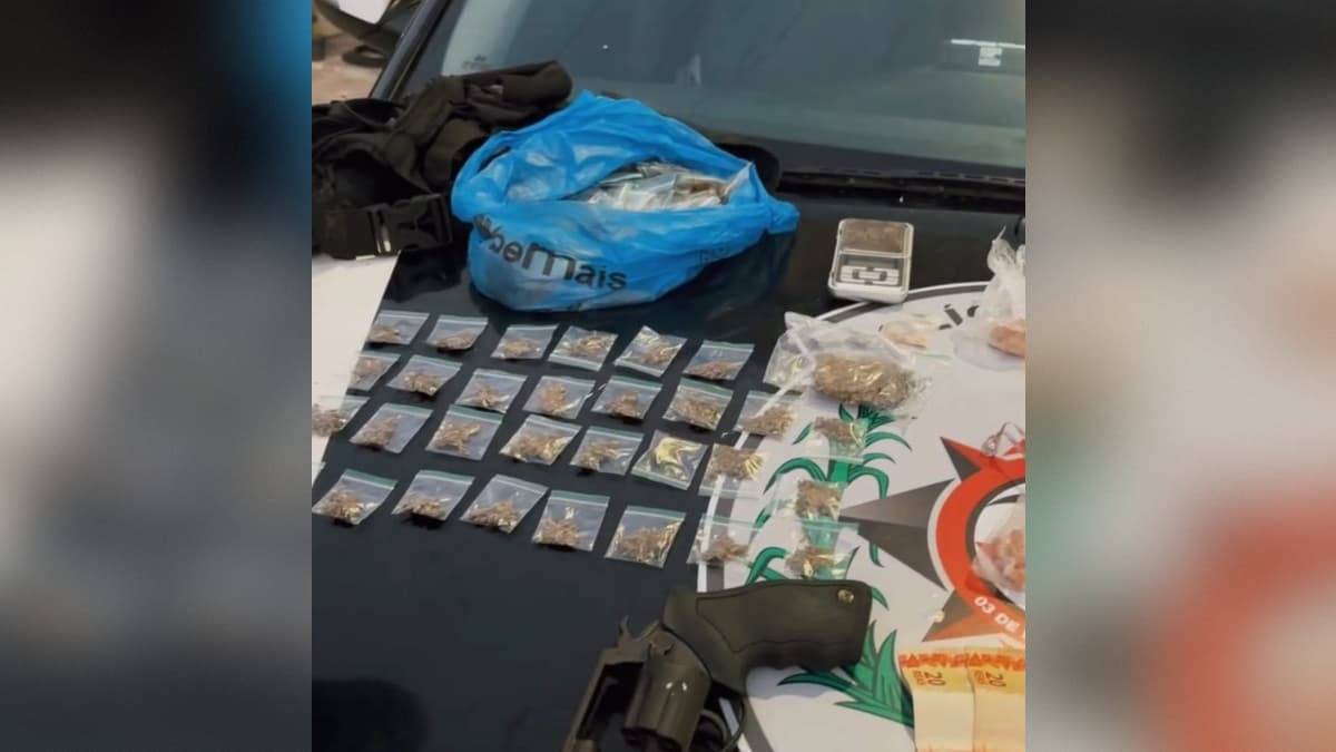 Homem é preso com arma e drogas em comunidade do Bessa