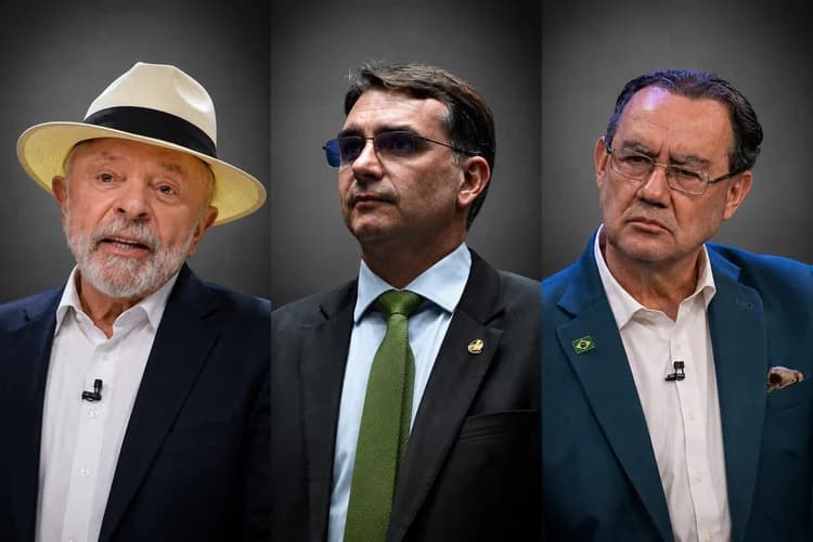 Quaest: Lula lidera com 37%, Flávio Bolsonaro tem 29% e Cury chega a 10% no 1º turno