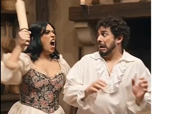 Ópera "A Serva Patroa" se apresenta nesta quinta e sexta-feira no Theatro Santa Roza