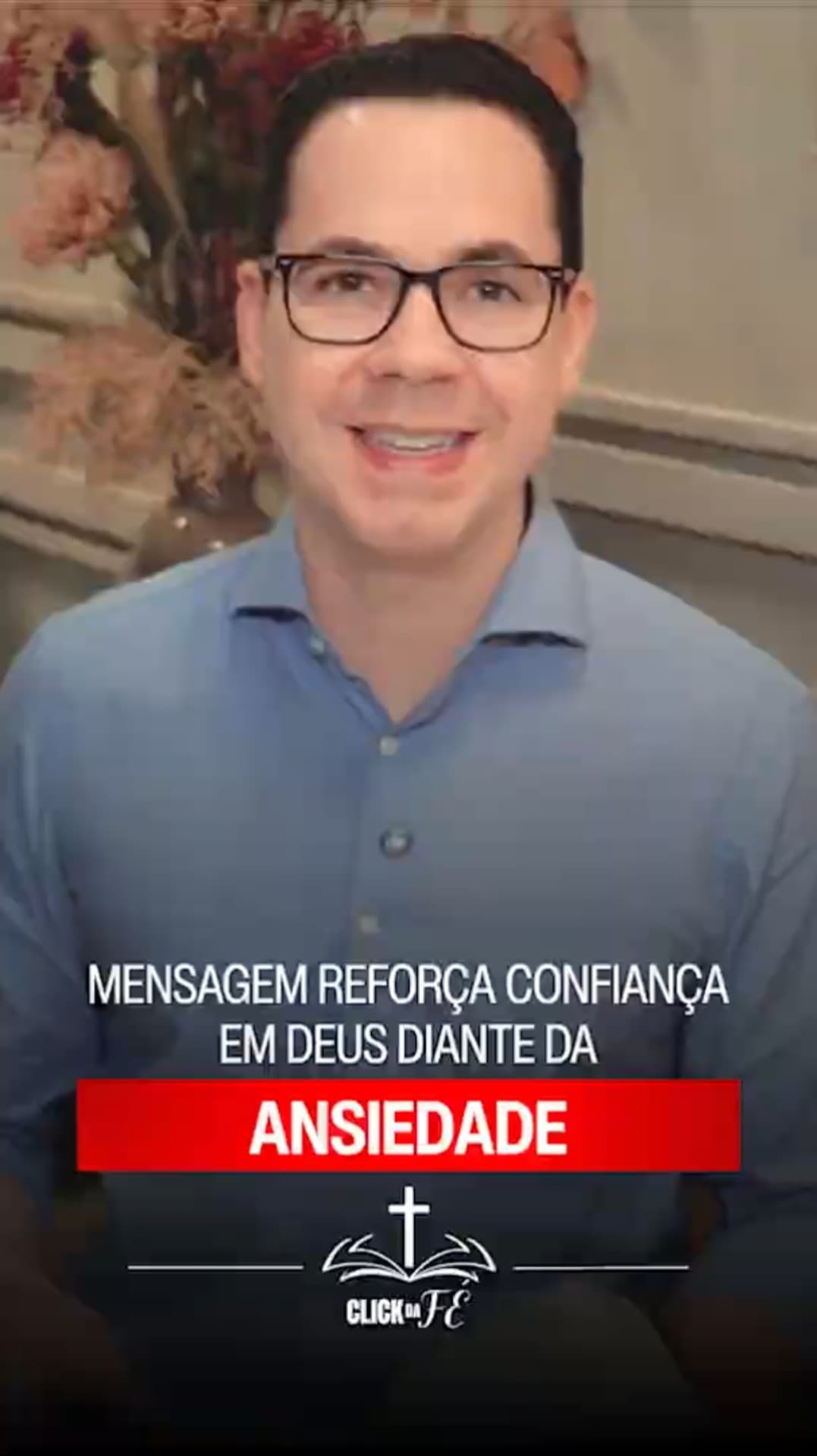 Mensagem reforça confiança em Deus diante da ansiedade #Fé #Bíblia #Shorts