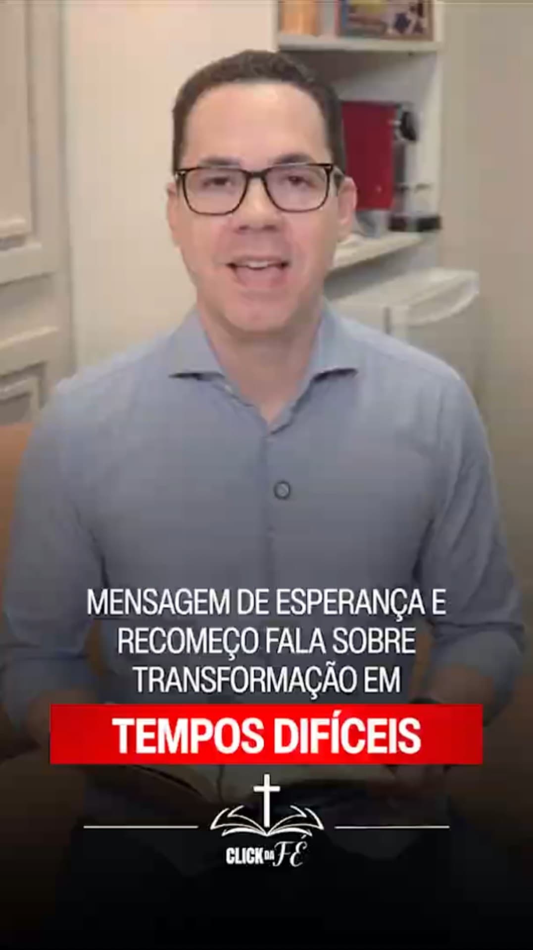 Mensagem de esperança fala sobre transformação em tempos difíceis #Isaías4319 #Fé #Shorts