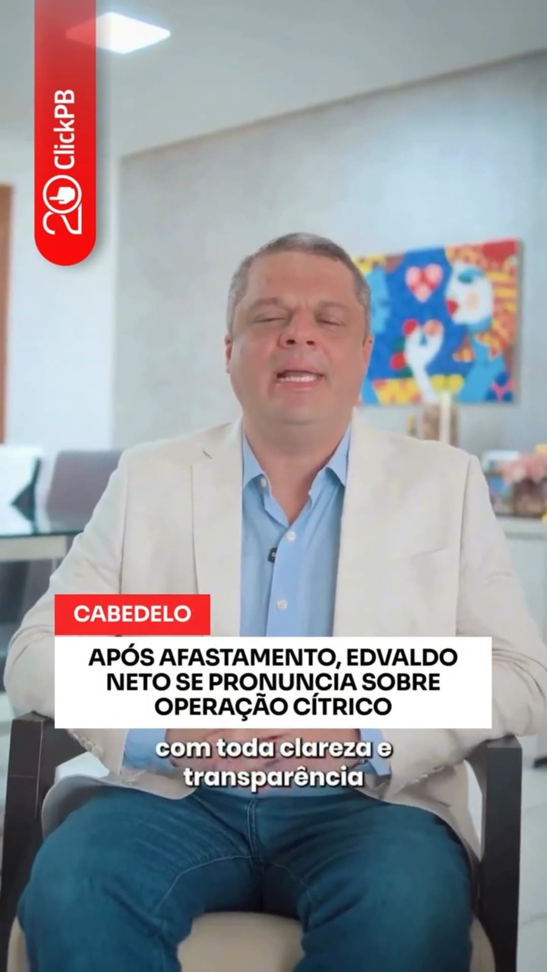 Edvaldo Neto nega envolvimento na Operação Cítrico #Cabedelo #Justiça #Shorts