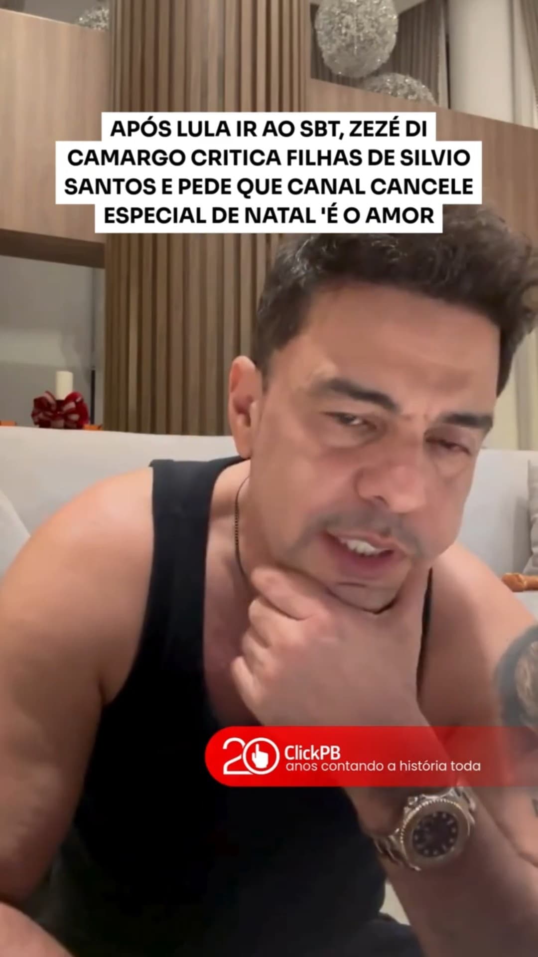 Zezé pede cancelamento de especial no SBT #SBT #ÉOAmor #Shorts