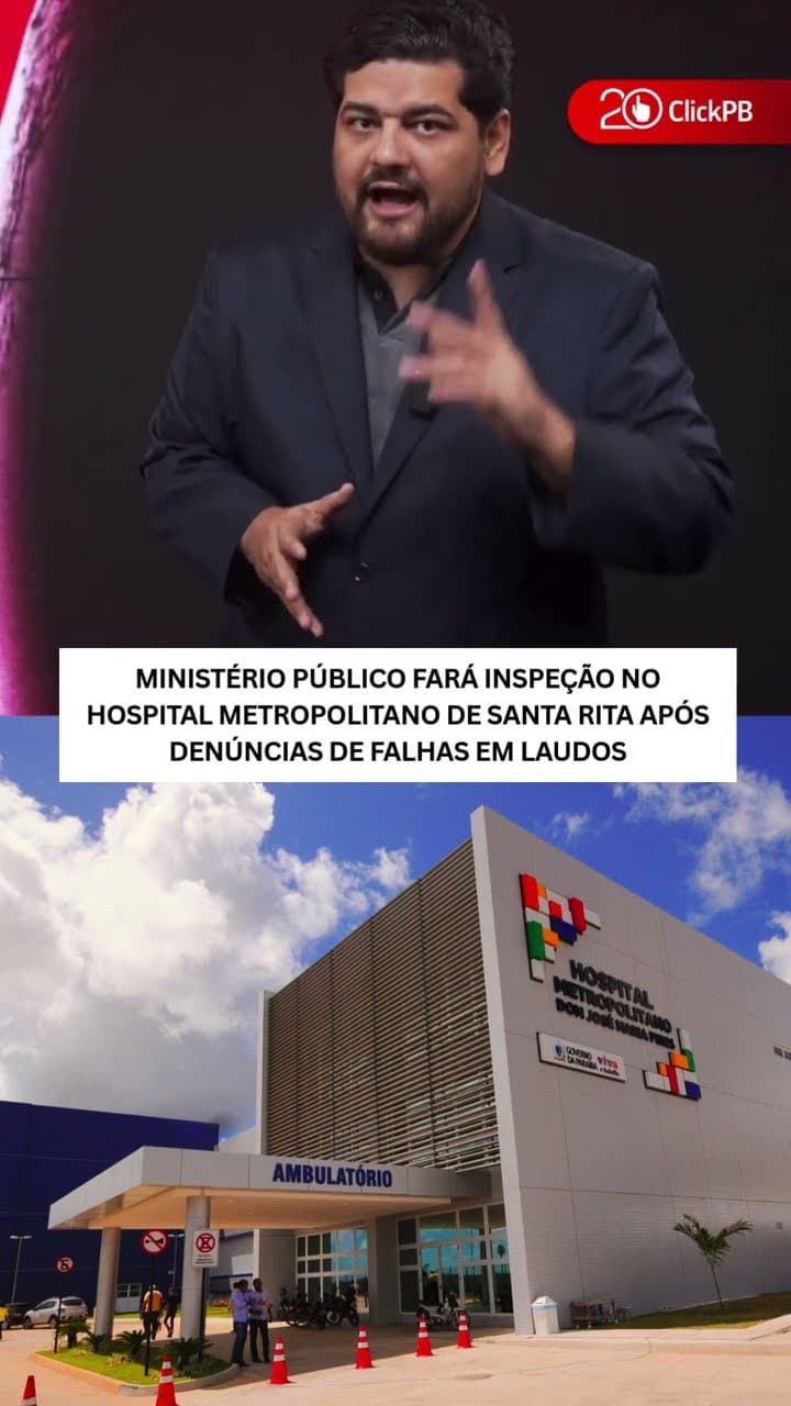 MP investiga falhas em laudos no Hospital Metropolitano #SantaRitaPB #SaudePublica #shorts