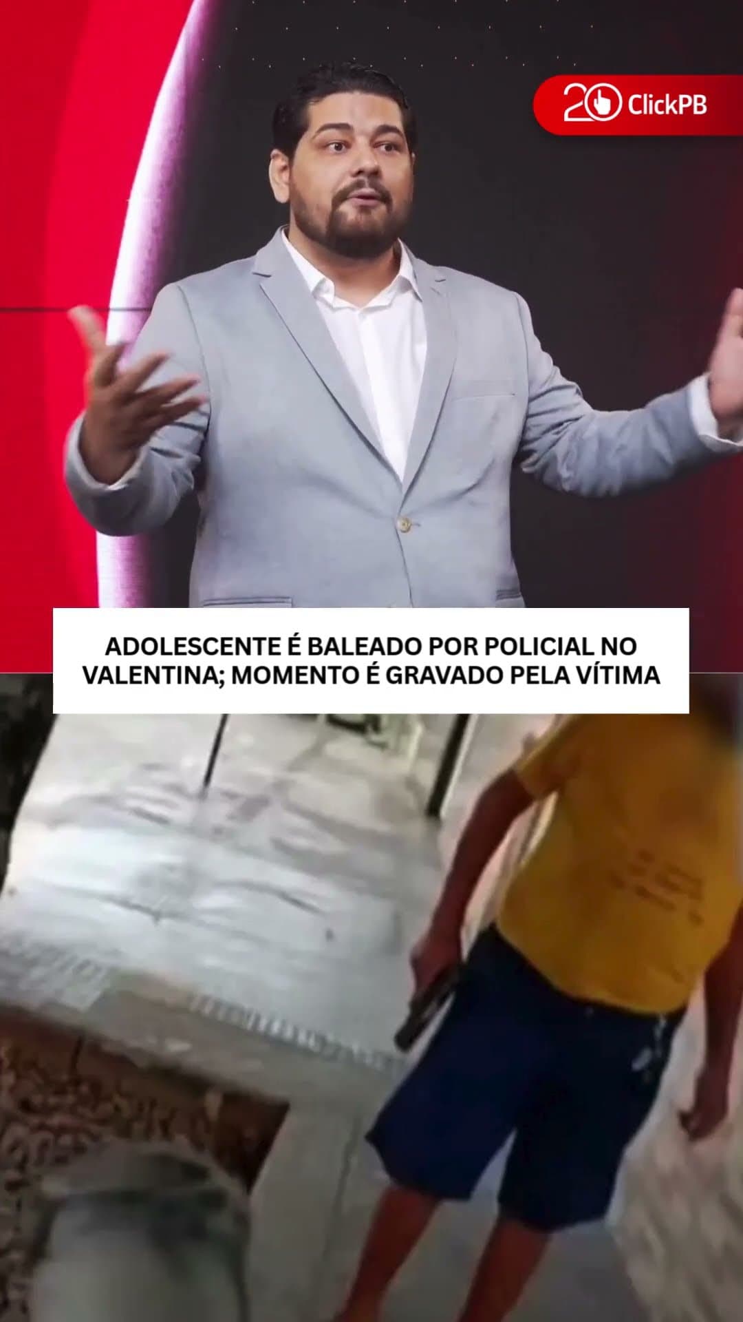 Adolescente é baleado por policial no Valentina #JoaoPessoa #Valentina #shorts