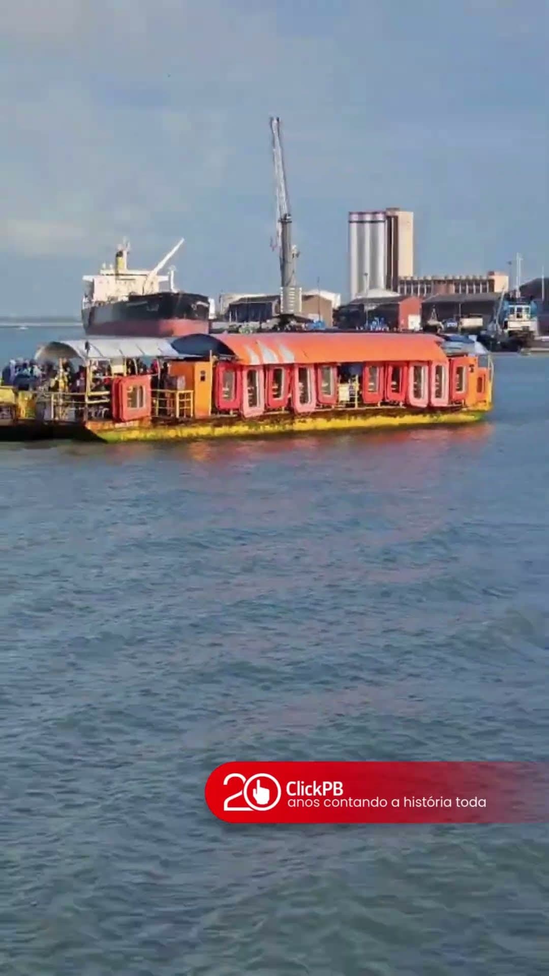 🚢 Balsa quebra durante travessia na PB #Lucena #Cabedelo #shorts