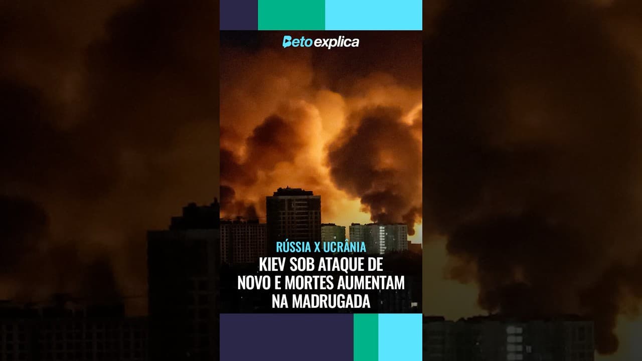 ⚠️ NOITE DE TERROR EM KIEV: PRÉDIOS ATINGIDOS E VÍTIMAS CONFIRMADAS #shorts