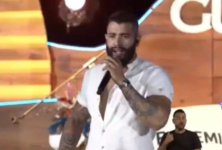 Live de Gusttavo Lima arrecada mais de R$ 100 mil, além de alimentos e álcool em gel para instituições