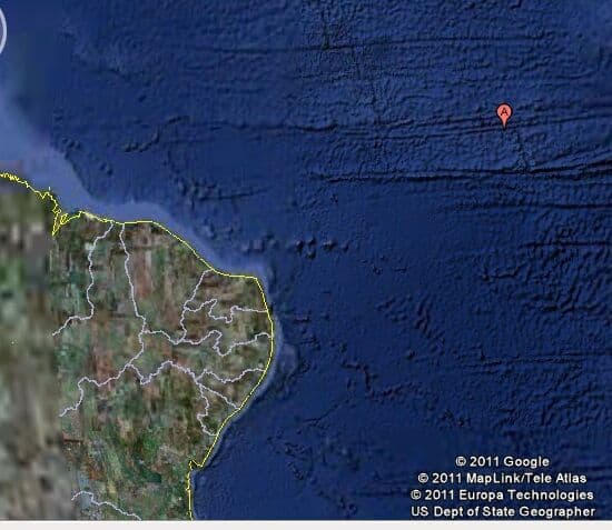 Tremor de 6 graus atinge Atlântico a cerca de 1300 km da costa da Paraíba