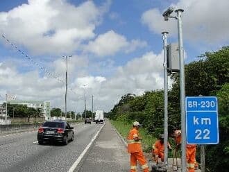 Novos radares começam a multar nesta segunda-feira na BR 230 entre João Pessoa e Cabedelo; confira os trechos