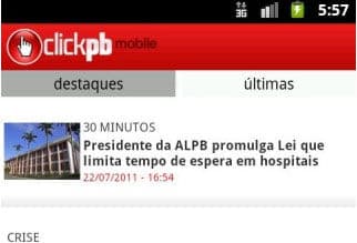 Portal ClickPb tem aplicativo para Android; baixe agora e acesse o portal pelo celular