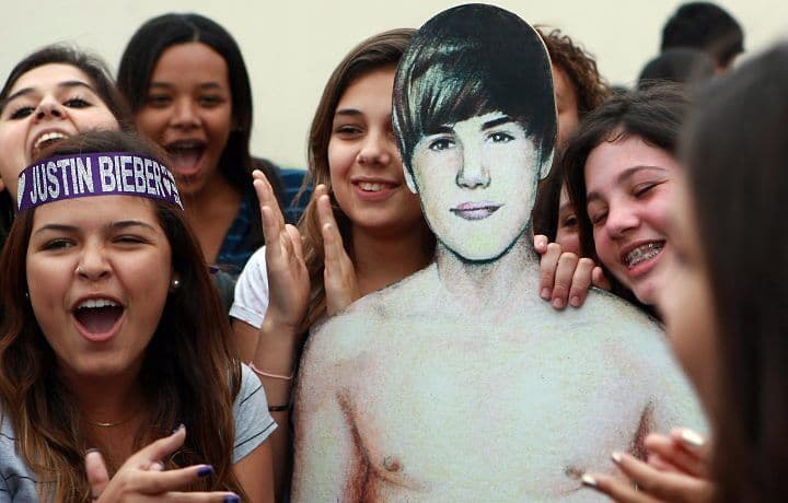 Justin Bieber faz hoje o primeiro show no Brasil