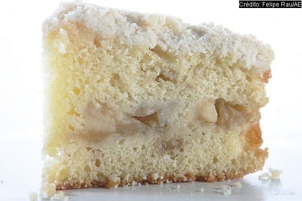 Prepare Cuca de maçã para o lanche desta quinta