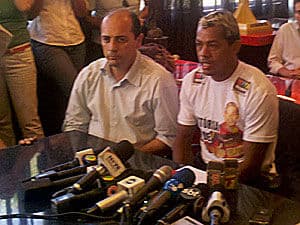 Em coletiva, Marcelinho Paraíba reafirma inocência: 'Que isso sirva de lição'