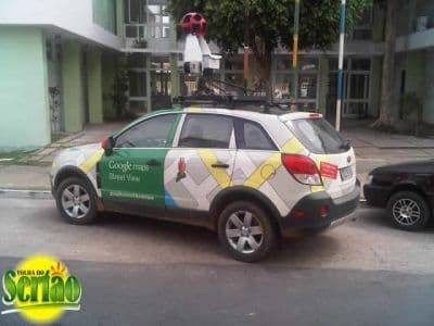 Carro da Empresa Google fotografa a cidade de Sousa para o Google Maps