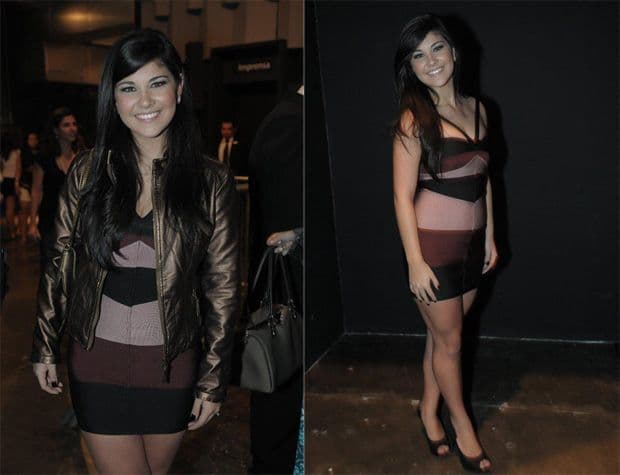 Luiza volta do Canadá e causa tumulto na SPFW