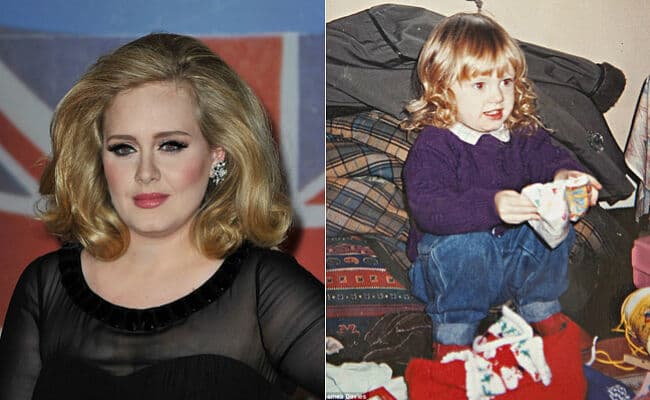 Site divulga fotos de Adele quando criança