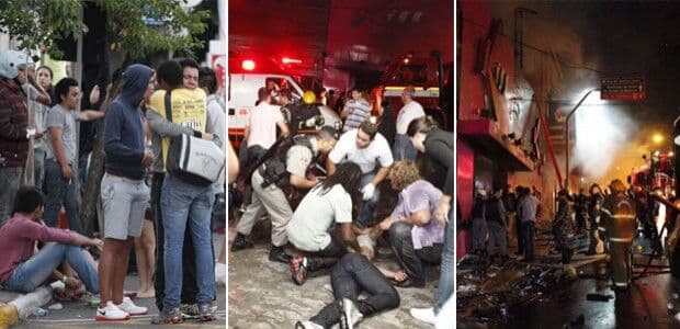 TRAGÉDIA: Fogo mata mais de 230 pessoase deixa 131 feridas em boate no Rio Grande do Sul