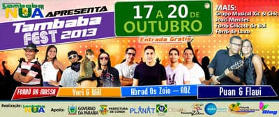 Tambaba Fest traz enquanto atração a MPB – Música Paraibana Bacana da Banda Abrad’ Os Zóio