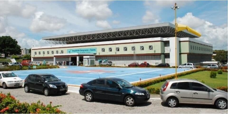 Pitbull ataca idosa em Mangabeira e vítima é socorrida para o Hospital de Trauma