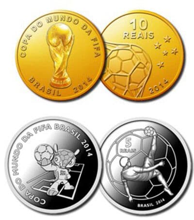 BC lançará moedas comemorativas da Copa do Mundo 2014
