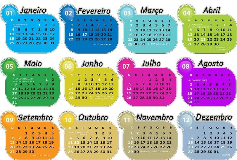 Mês de maio terá cinco sextas, cinco sábados e cinco domingos