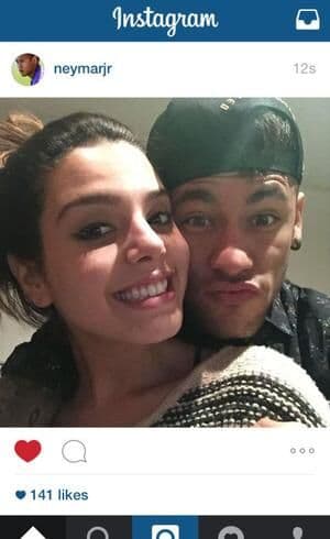 Neymar publica foto com Giovanna Lancellotti no Instagram e apaga minutos depois