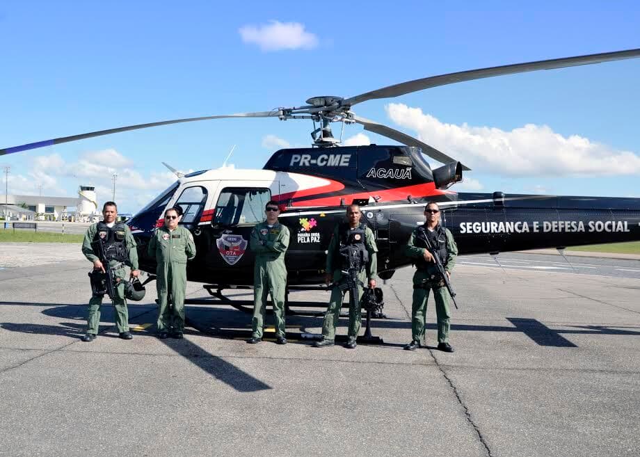 Equipe do helicóptero Acauã realiza mais de 320 operações em 11 meses de atuação