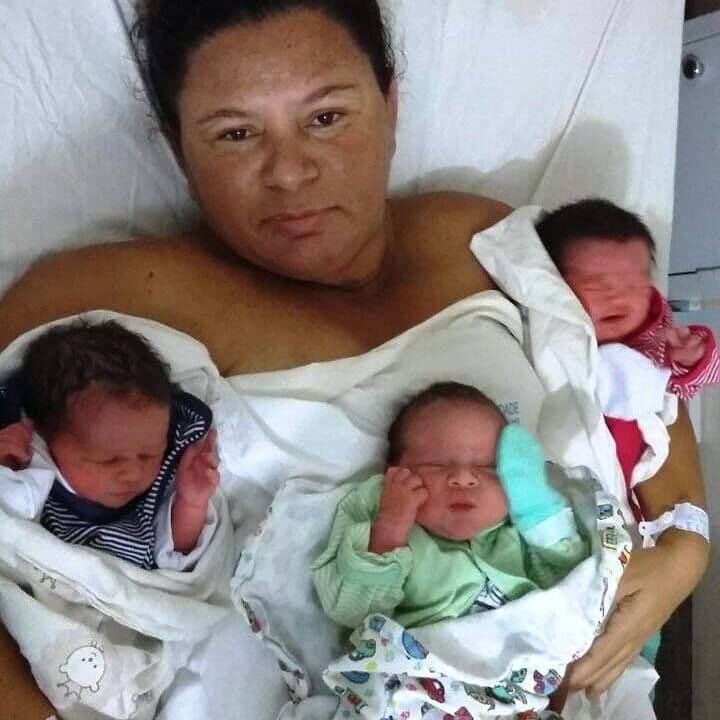 Em Patos, agricultora dá a luz a trigêmeos