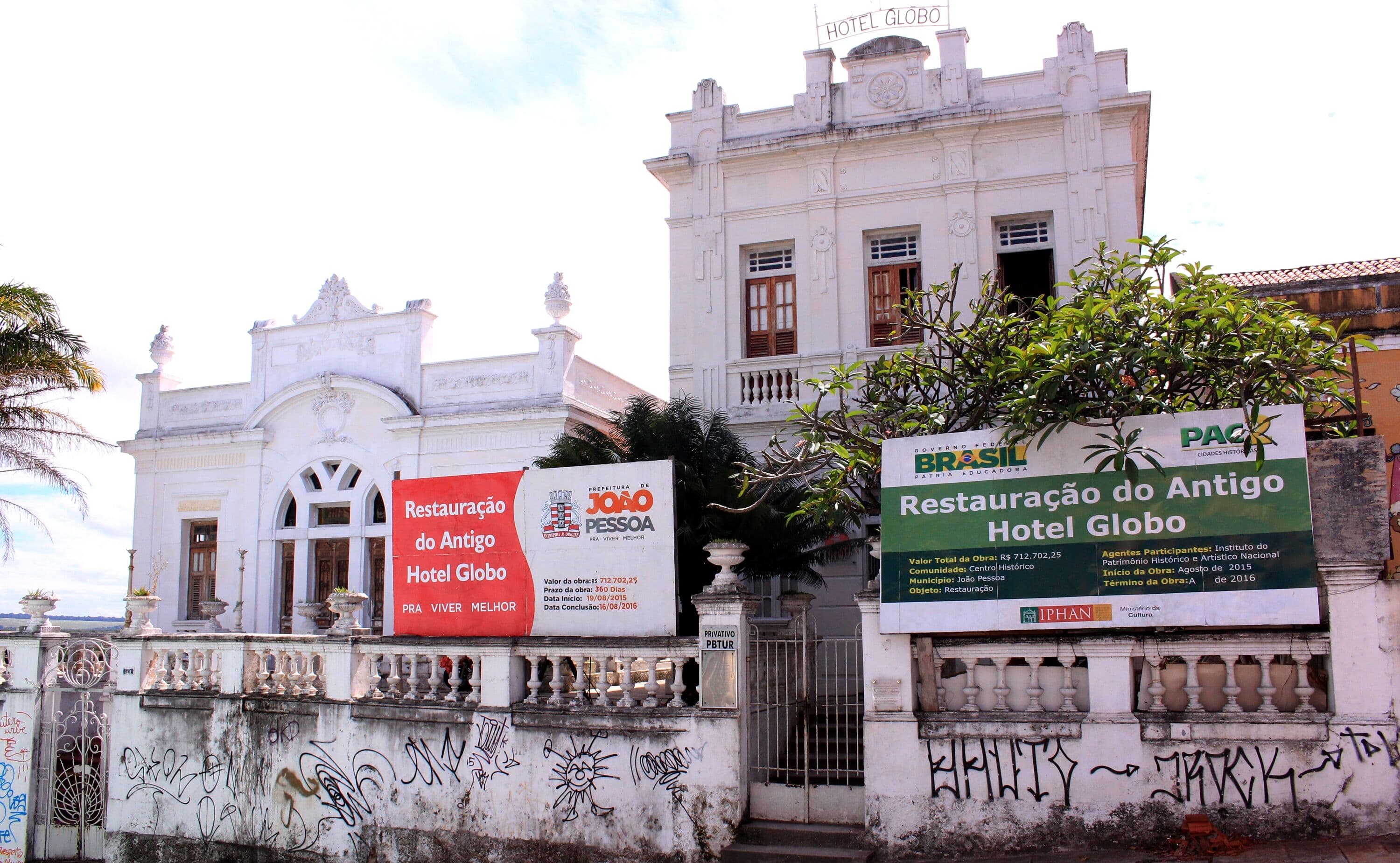 Obras do Hotel Globo têm recursos do PAC liberados