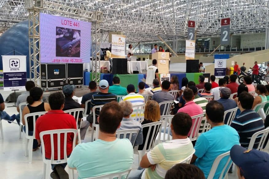 Detran-PB promove leilão de 130 veículos nesta segunda-feira