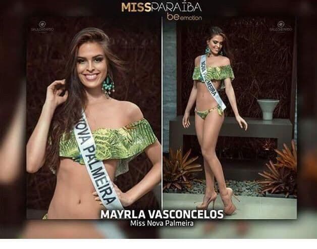 Mayrla Vasconcelos é eleita Miss Paraíba