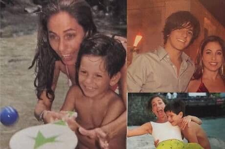 Cissa Guimarães presta homenagem ao filho morto