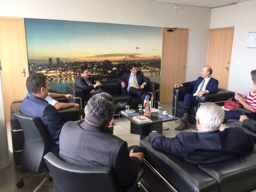Romero Rodrigues se reúne com prefeito de Recife e estudam parcerias