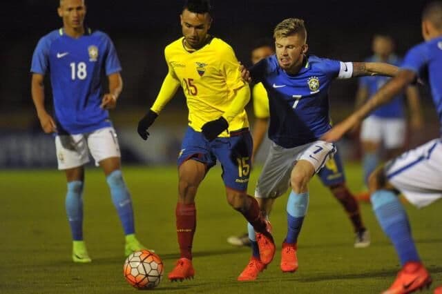 Brasil abre 2 a 0, mas cede empate ao Equador no Sul-Americano Sub-20