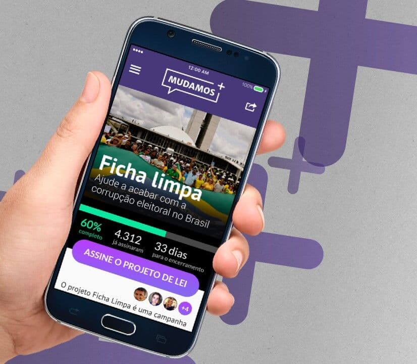Márlon Reis e Ronaldo Lemos explicam o aplicativo Mudamos no programa 'Conversa com Bial'