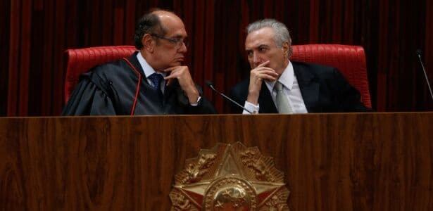 Michel Temer se reúne com Gilmar Mendes no Palácio do Planalto nesta terça-feira