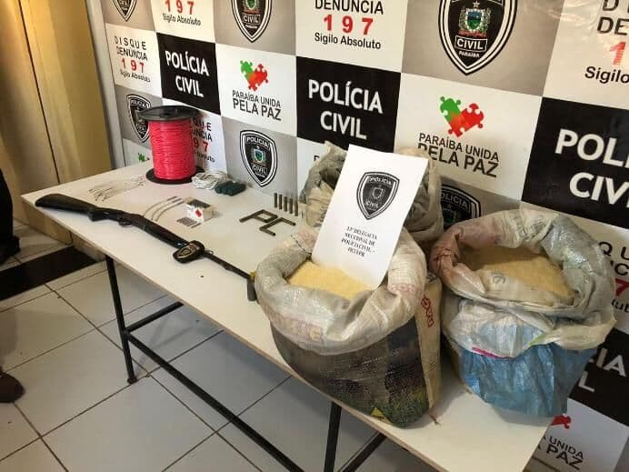 Polícia Civil apreende material que possivelmente seria utilizado em explosões a caixas eletrônicos