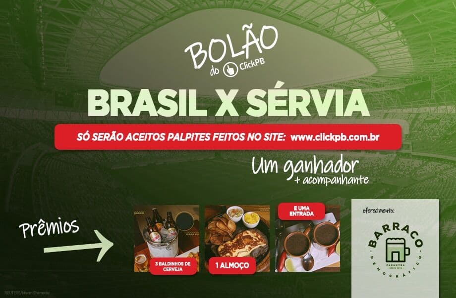 Saiba quem é o vencedor do segundo bolão do ClickPB na Copa 2018