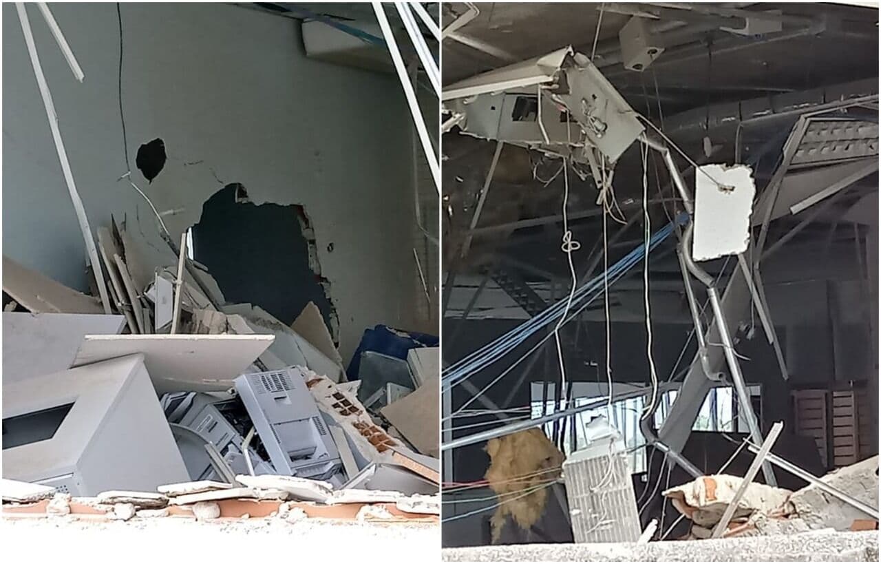 Criminosos explodem agência do Banco do Brasil em Gurinhém; veja vídeo