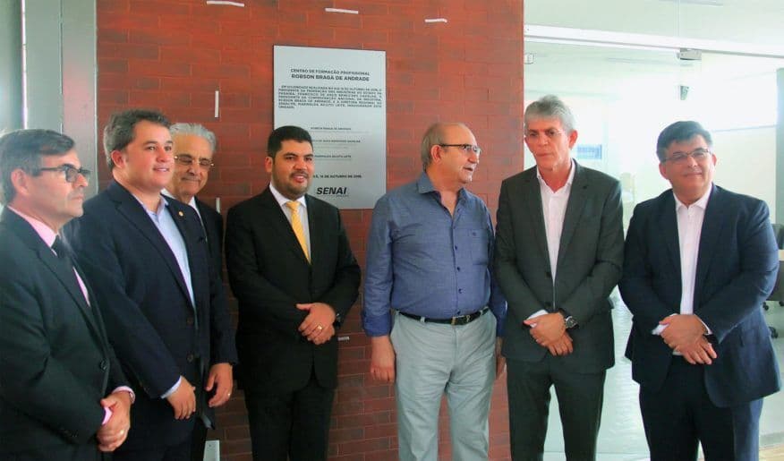 Ricardo inaugura Centro de Formação Profissional do Senai em Caaporã