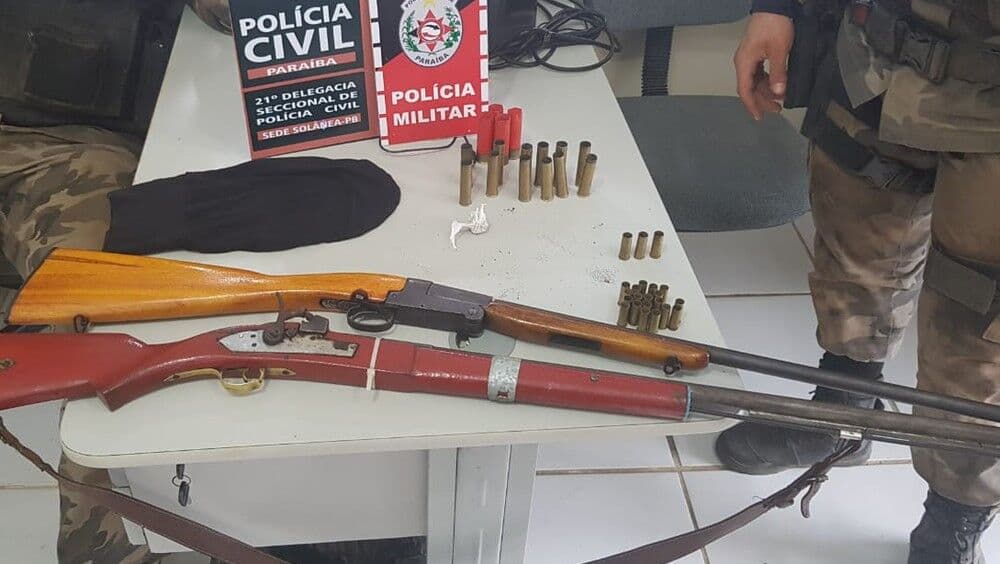 Operação policial apreende armas e munições em Bananeiras