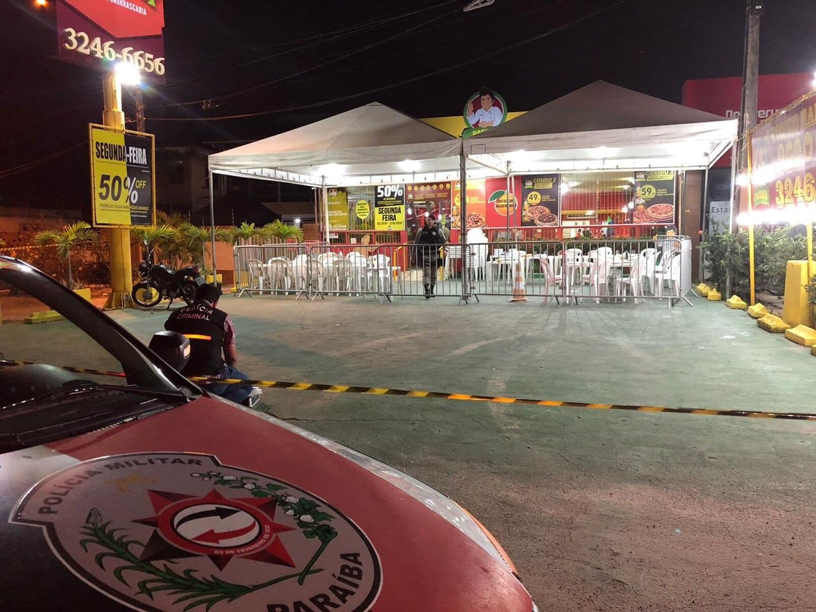 Policial acusado de matar jovem em pizzaria responderá por homicídio qualificado; PM prepara sindicância